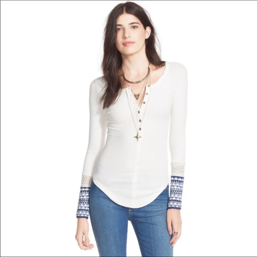 Free People Newbie Ski Lodge Thermal Cuff top